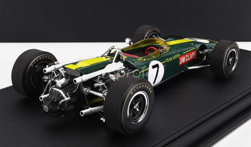 Gp-replicas Lotus F1  43 Scuderia Lotus Team N 7 South Africa Gp Kyalami 1967 Jim Clark 1:18 Britská Závodní Zelená