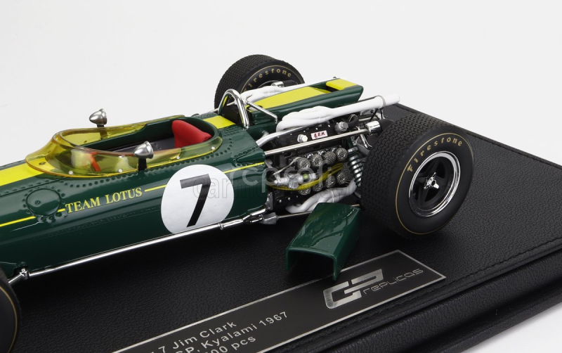 Gp-replicas Lotus F1  43 Scuderia Lotus Team N 7 South Africa Gp Kyalami 1967 Jim Clark 1:18 Britská Závodní Zelená