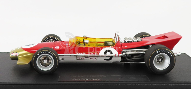 Gp-replicas Lotus F1 49b N 9 Winner Monaco Gp World Champion 1968 Graham Hill 1:18 Červené Zlato