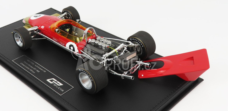 Gp-replicas Lotus F1 49b N 9 Winner Monaco Gp World Champion 1968 Graham Hill 1:18 Červené Zlato