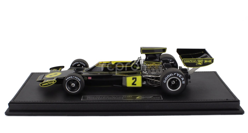 Gp-replicas Lotus F1  72e Team Lotus Jps N 2 3rd British Gp 1974 Jacky Ickx 1:18 Černé Zlato