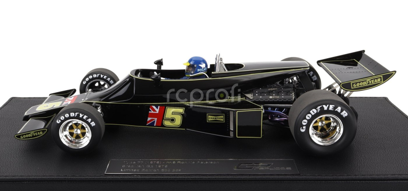 Gp-replicas Lotus F1 77 John Player Team Lotus N 5 Brazilian Gp (with Pilot Figure) 1976 Ronnie Peterson 1:18 Jps Black Gold