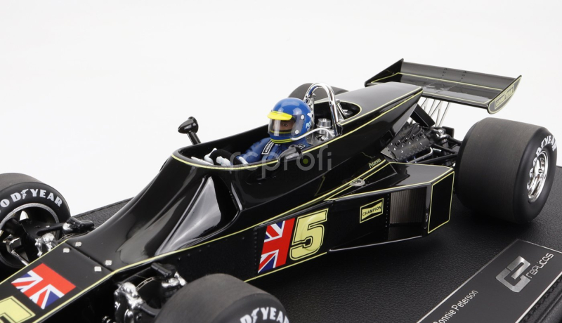 Gp-replicas Lotus F1 77 John Player Team Lotus N 5 Brazilian Gp (with Pilot Figure) 1976 Ronnie Peterson 1:18 Jps Black Gold