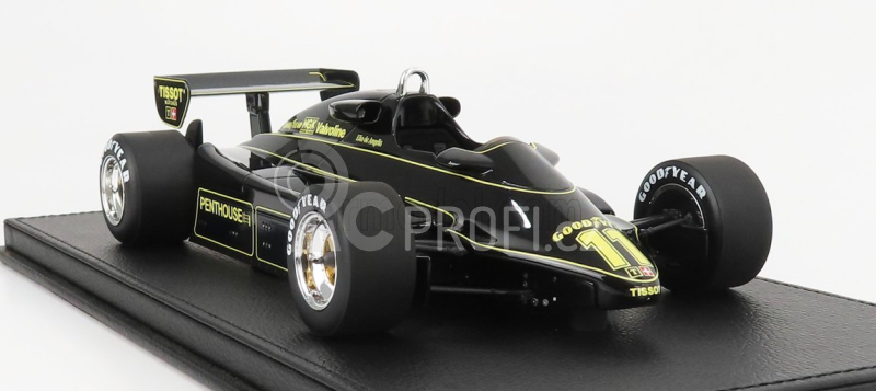 Gp-replicas Lotus F1  91 N 11 Season 1982 E.de Angelis - Con Vetrina - With Showcase 1:18 Black