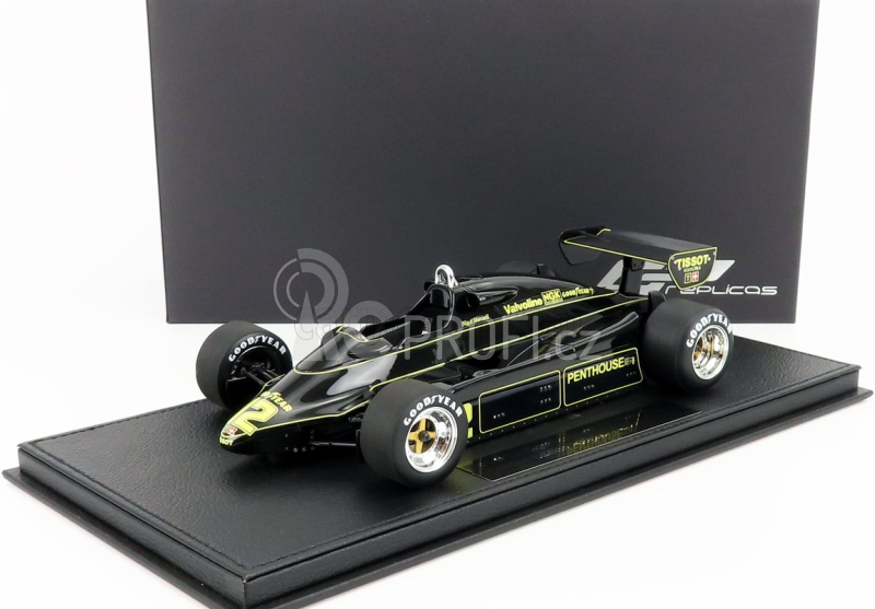 Gp-replicas Lotus F1  91 N 12 Season 1982 N.mansell - Con Vetrina - With Showcase 1:18 Black