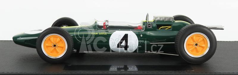 Gp-replicas Lotus F1 Climax 25 N 4 World Champion Season 1963 Jim Clark - Con Vetrina - With Showcase 1:18 Zelená Žlutá