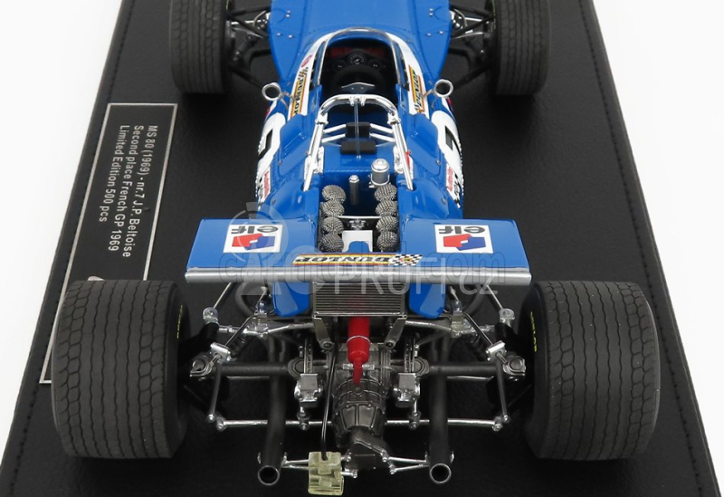 Gp-replicas Matra simca F1 Ms80 N 7 2nd French Gp 1969 J.P.Beltoise 1:18, modrá