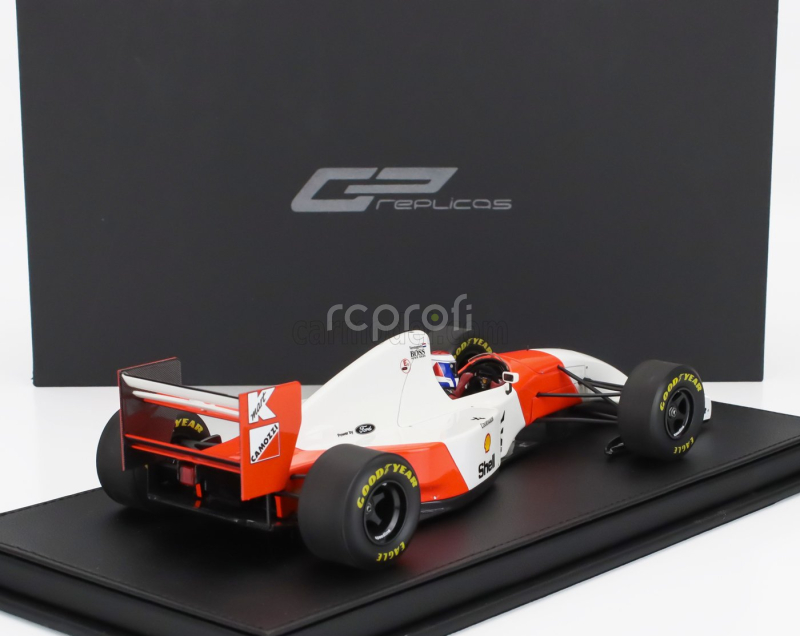 Gp-replicas Mclaren F1  Ford Mp4/8 V8 Team Marlboro N 0 Test Silverstone November 1993 (with Pilot Driver) Jos Verstappen 1:18 Bílá Červená
