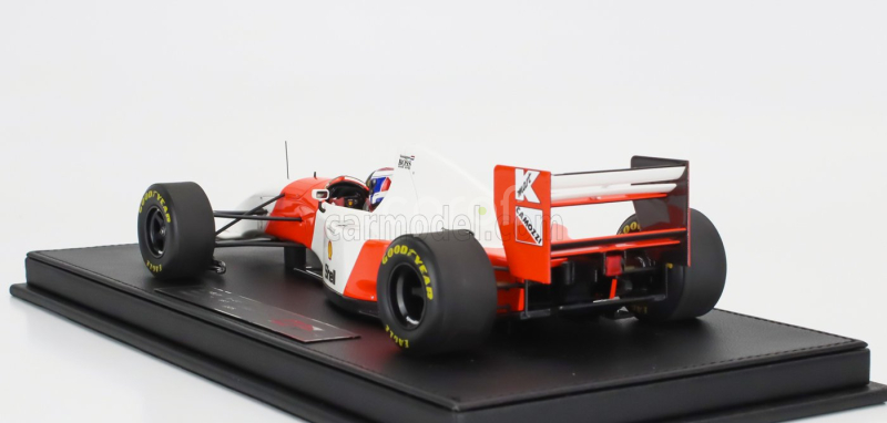 Gp-replicas Mclaren F1  Ford Mp4/8 V8 Team Marlboro N 0 Test Silverstone November 1993 (with Pilot Driver) Jos Verstappen 1:18 Bílá Červená
