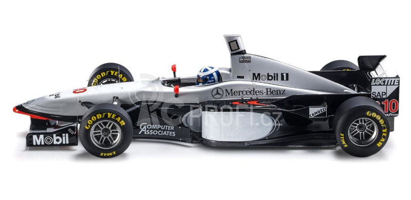 Gp-replicas Mclaren F1  Mp4/12 Mercedes N 10 Winner Australian Gp (with Driver Figure) 1997 David Coulthard 1:18 Stříbrná Černá