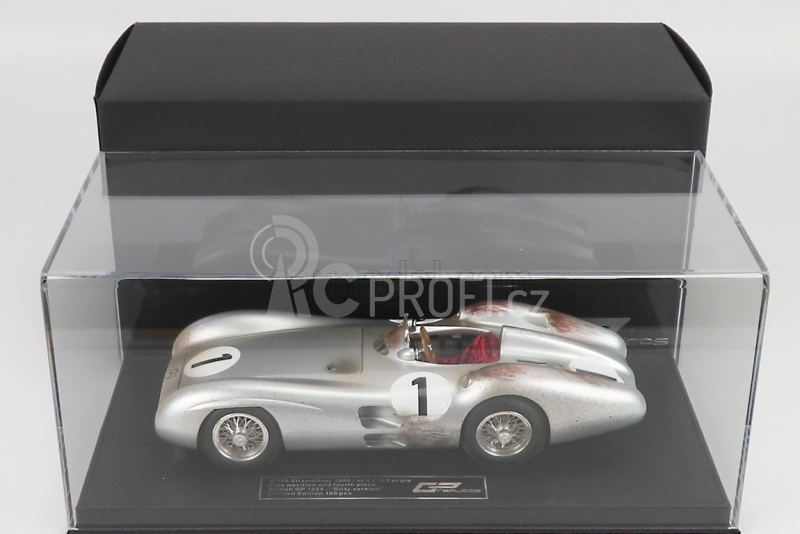 Gp-replicas Mercedes benz F1 W196r Streamliners N 1 1:18, stříbrná
