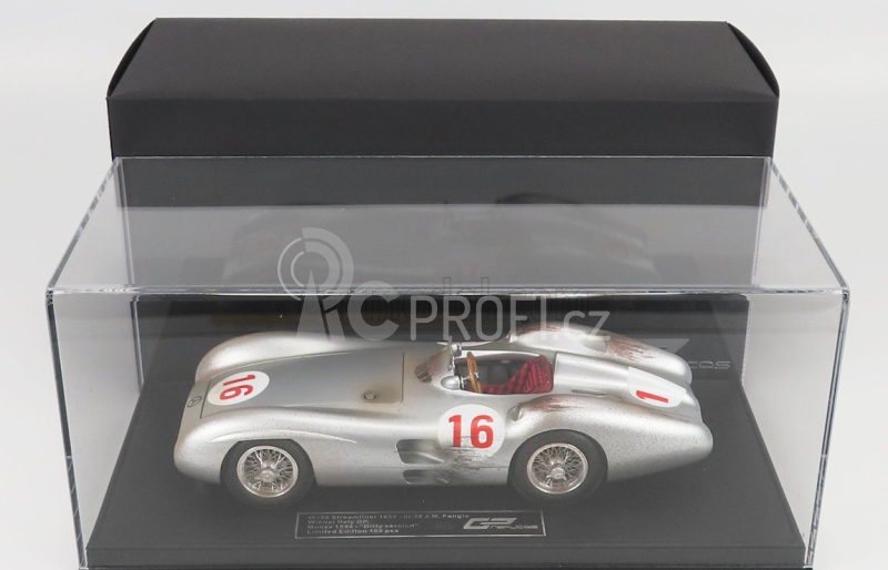 Gp-replicas Mercedes benz F1 W196r Streamliners N 16 1:18, stříbrná