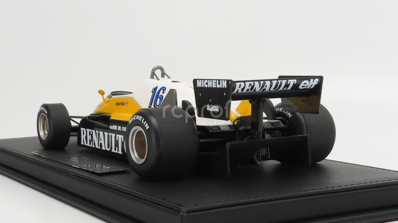 Gp-replicas Renault F1  Re40 N 16 3rd French Gp 1983 Eddie Cheevert 1:18 Černá Žlutá Bílá