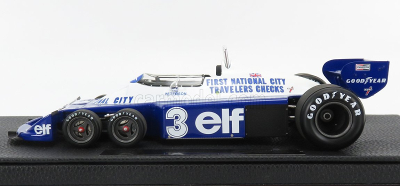 Gp-replicas Tyrrell F1  P34/2 Elf Ford Six Wheels N 3 Season Gp 1977 R.peterson 1:18 Modrá Bílá