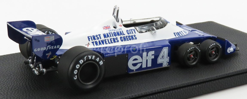 Gp-replicas Tyrrell F1  P34/2 Elf Ford Six Wheels N 4 Season Gp 1977 P.depailler 1:18 Modrá Bílá