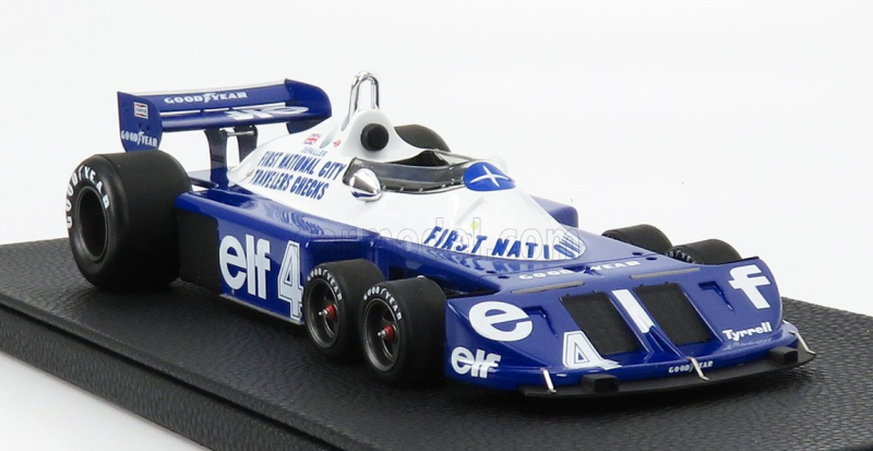 Gp-replicas Tyrrell F1  P34/2 Elf Ford Six Wheels N 4 Season Gp 1977 P.depailler 1:18 Modrá Bílá