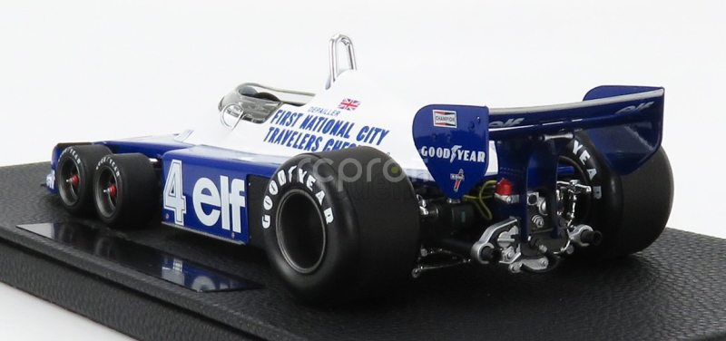 Gp-replicas Tyrrell F1  P34/2 Elf Ford Six Wheels N 4 Season Gp 1977 P.depailler 1:18 Modrá Bílá