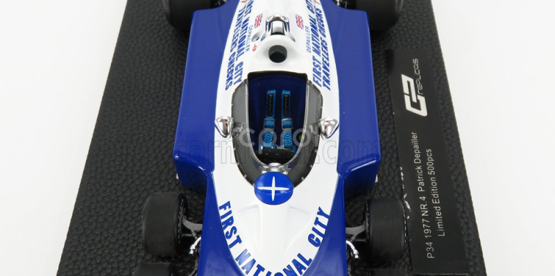 Gp-replicas Tyrrell F1  P34/2 Elf Ford Six Wheels N 4 Season Gp 1977 P.depailler 1:18 Modrá Bílá