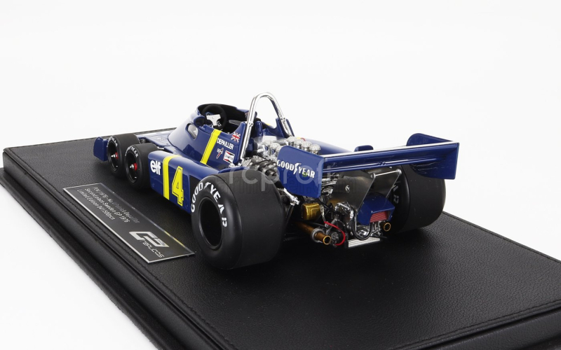 Gp-replicas Tyrrell F1  P34 Elf 6 Wheels N 4 2nd Sweden Gp 1976 Patrick Depailler 1:18 Modrá Žlutá