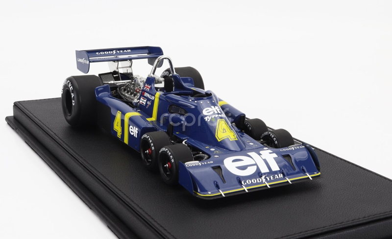 Gp-replicas Tyrrell F1  P34 Elf 6 Wheels N 4 3rd Monaco Gp 1976 Patrick Depailler 1:18 Modrá Žlutá