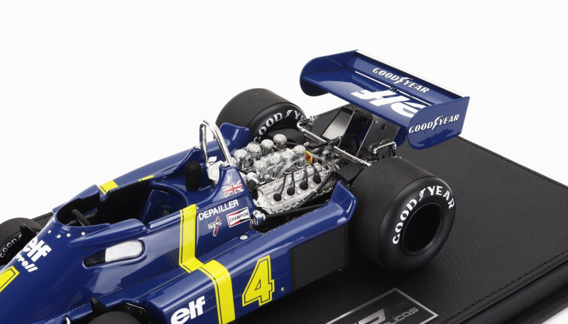 Gp-replicas Tyrrell F1  P34 Elf 6 Wheels N 4 3rd Monaco Gp 1976 Patrick Depailler 1:18 Modrá Žlutá