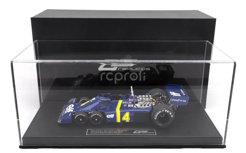 Gp-replicas Tyrrell F1  P34 Elf 6 Wheels N 4 3rd Monaco Gp 1976 Patrick Depailler 1:18 Modrá Žlutá