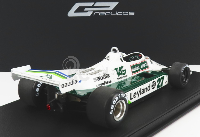 Gp-replicas Williams F1 Fw07b N 27 Alan Jones 1:18, bílá
