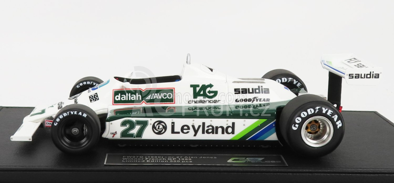 Gp-replicas Williams F1 Fw07b N 27 Alan Jones 1:18, bílá