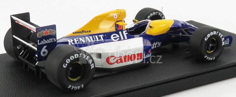 Gp-replicas Williams F1 Fw14b N 6 Season 1992 Riccardo Patrese 1:18 Modrá Žlutá Bílá
