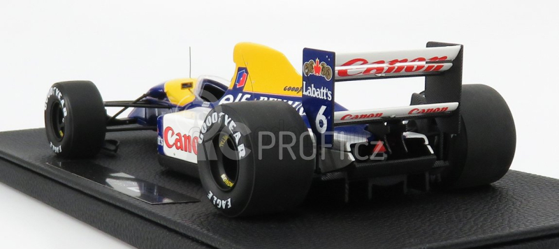 Gp-replicas Williams F1 Fw14b N 6 Season 1992 Riccardo Patrese 1:18 Modrá Žlutá Bílá