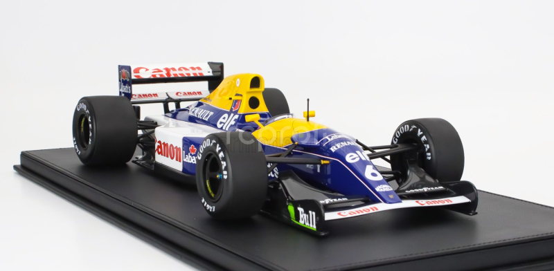 Gp-replicas Williams F1  Fw14b Renault N 6 2nd British Gp 1992 Ricardo Patrese 1:12 Modrá Žlutá Bílá