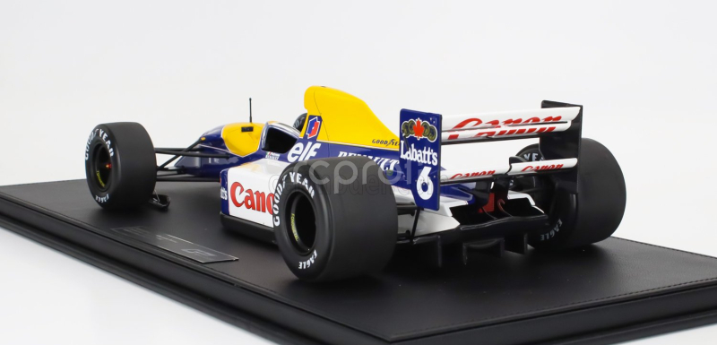 Gp-replicas Williams F1  Fw14b Renault N 6 2nd British Gp 1992 Ricardo Patrese 1:12 Modrá Žlutá Bílá