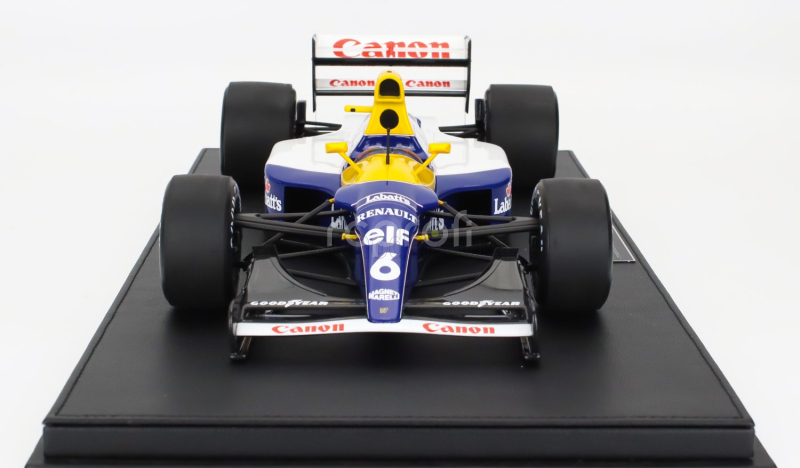 Gp-replicas Williams F1  Fw14b Renault N 6 2nd British Gp 1992 Ricardo Patrese 1:12 Modrá Žlutá Bílá
