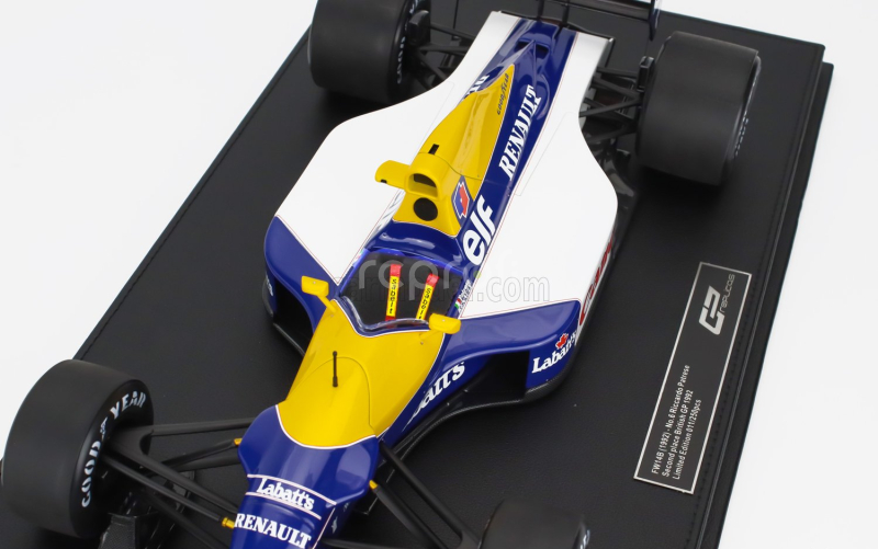 Gp-replicas Williams F1  Fw14b Renault N 6 2nd British Gp 1992 Ricardo Patrese 1:12 Modrá Žlutá Bílá