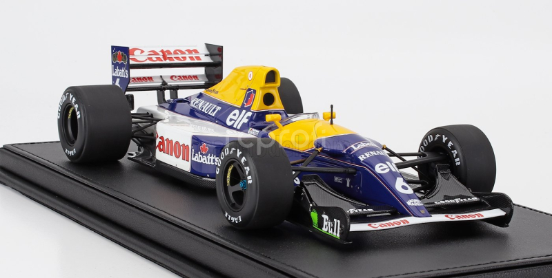 Gp-replicas Williams F1  Fw14b Renault N 6 2nd British Gp 1992 Riccardo Patrese 1:18 Modrá Žlutá Bílá