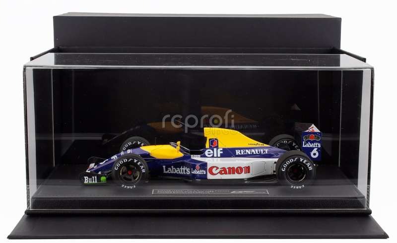 Gp-replicas Williams F1  Fw14b Renault N 6 2nd British Gp 1992 Riccardo Patrese 1:18 Modrá Žlutá Bílá
