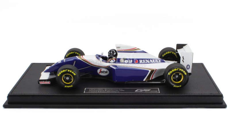 Gp-replicas Williams F1  Fw16 Team Rothmans Renault N 0 2nd Brazilian Gp (with Pilot Figure) 1994 Damon Hill 1:18 Modrá Bílá