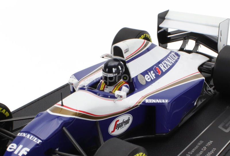 Gp-replicas Williams F1  Fw16 Team Rothmans Renault N 0 2nd Brazilian Gp (with Pilot Figure) 1994 Damon Hill 1:18 Modrá Bílá