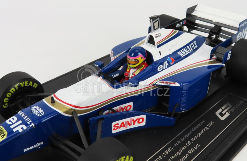 Gp-replicas Williams F1 Fw18 Renault N 6 Season 1996 Jacques Villeneuve 1:18