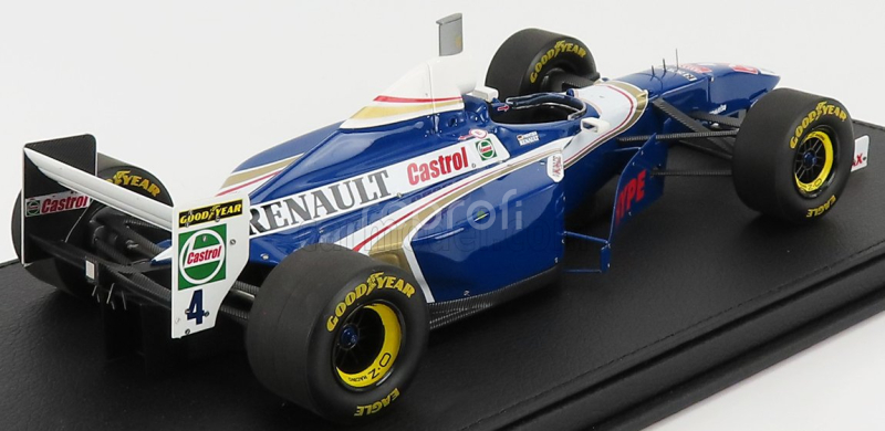 Gp-replicas Williams F1 Renault Fw19 N 4 Season 1997 H.h.frentzen - Con Vetrina - With Showcase 1:18 Modrá Bílá