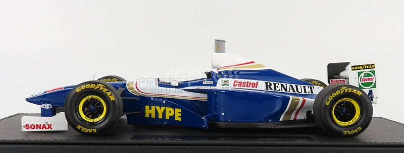 Gp-replicas Williams F1 Renault Fw19 N 4 Season 1997 H.h.frentzen - Con Vetrina - With Showcase 1:18 Modrá Bílá