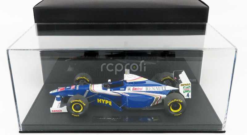 Gp-replicas Williams F1 Renault Fw19 N 4 Season 1997 H.h.frentzen - Con Vetrina - With Showcase 1:18 Modrá Bílá