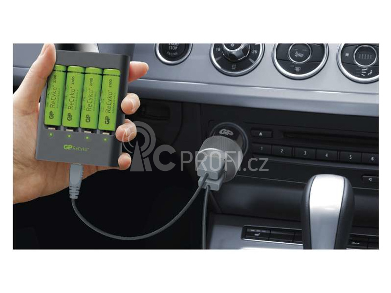 GP USB nabíječ U421 + 4AA GP ReCyko+ Pro