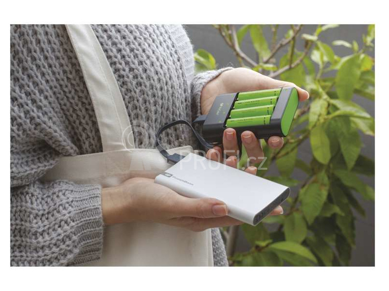 GP USB nabíječ U421 + 4AA GP ReCyko+ Pro