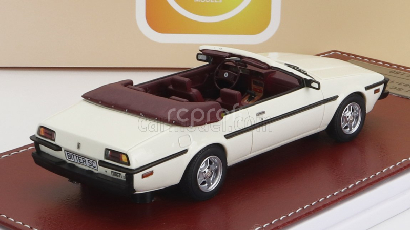 Great-iconic-models Bitter Sc Cabriolet Open 1985 1:43 Bílá