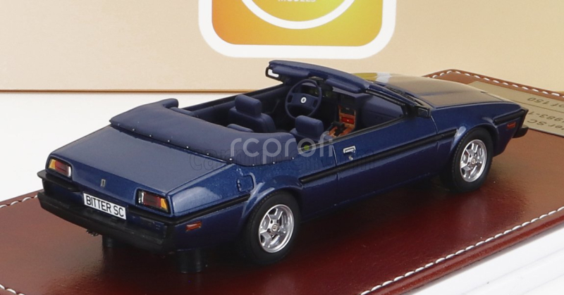 Great-iconic-models Bitter Sc Cabriolet Open 1985 1:43 Blue