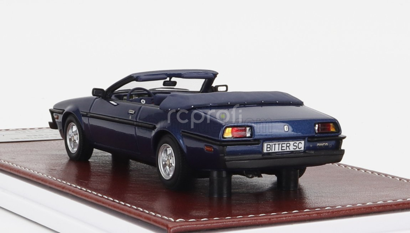 Great-iconic-models Bitter Sc Cabriolet Open 1985 1:43 Blue