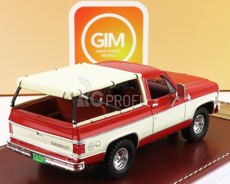 Great-iconic-models Chevrolet Blazer K5 1973 Open Top 1:43 Červená Bílá