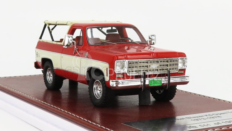 Great-iconic-models Chevrolet Blazer K5 1973 Open Top 1:43 Červená Bílá