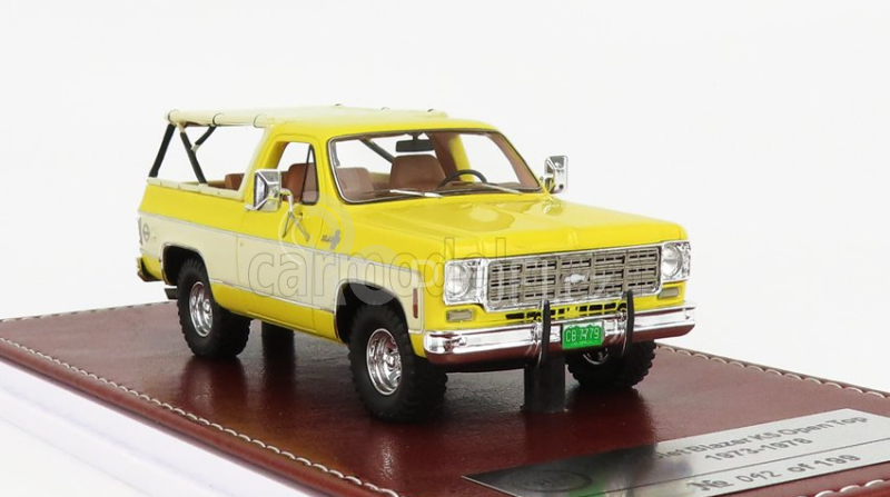 Great-iconic-models Chevrolet Blazer K5 1973 Open Top 1:43 Žlutá Bílá